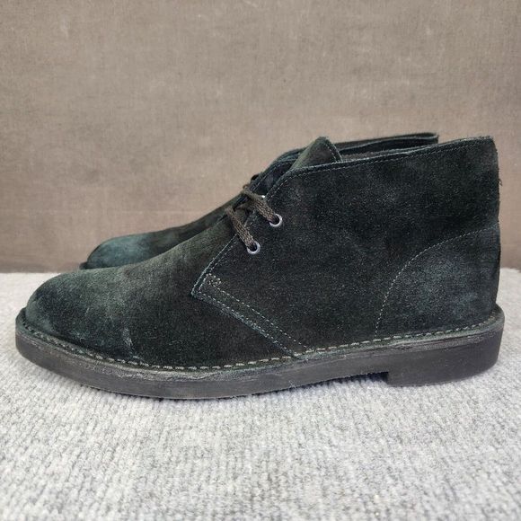 Clarks Bushacre 2 Mens Size 9M Black Suede Desert Ankle Chukka Boots 82288 main image 5